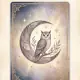Symbolic daily oracle card illustration with celestial motifs