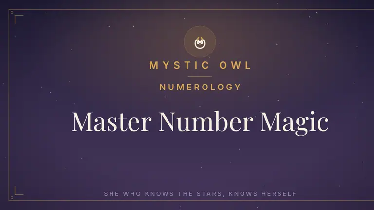 Master Number Magic