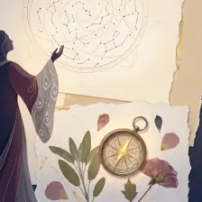 Cosmic seeker archetype portrait representing the start of the reflection quiz